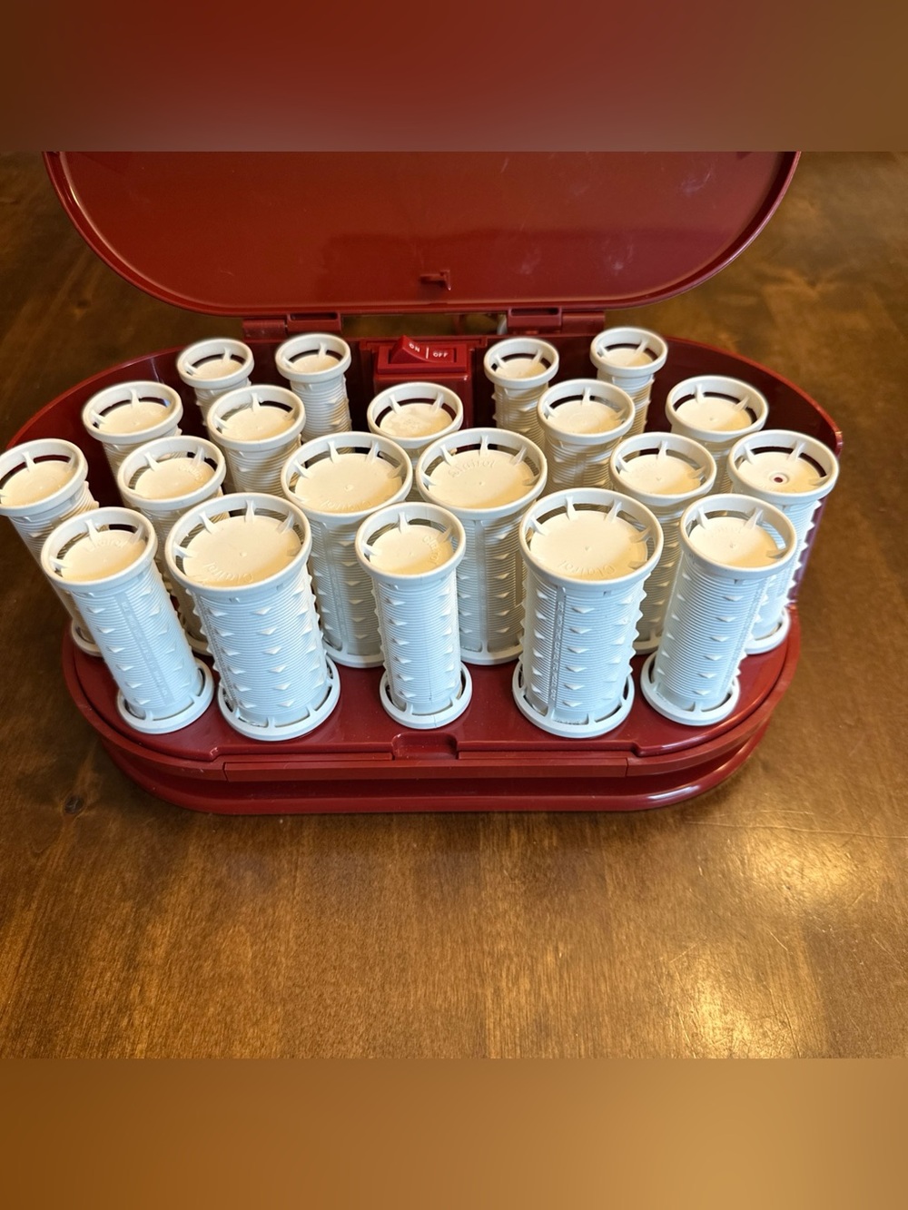 Clairol Travel Time Saver Instant Heat 20 Hot Rollers Curlers w/ Clips PTC-20
